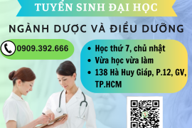 TUYỂN SINH LIÊN THÔNG ĐẠI HỌC  DƯỢC – ĐIỀU DƯỠNG 2024 TUYỂN SINH LIÊN THÔNG ĐẠI HỌC  DƯỢC – ĐIỀU DƯỠNG 2024