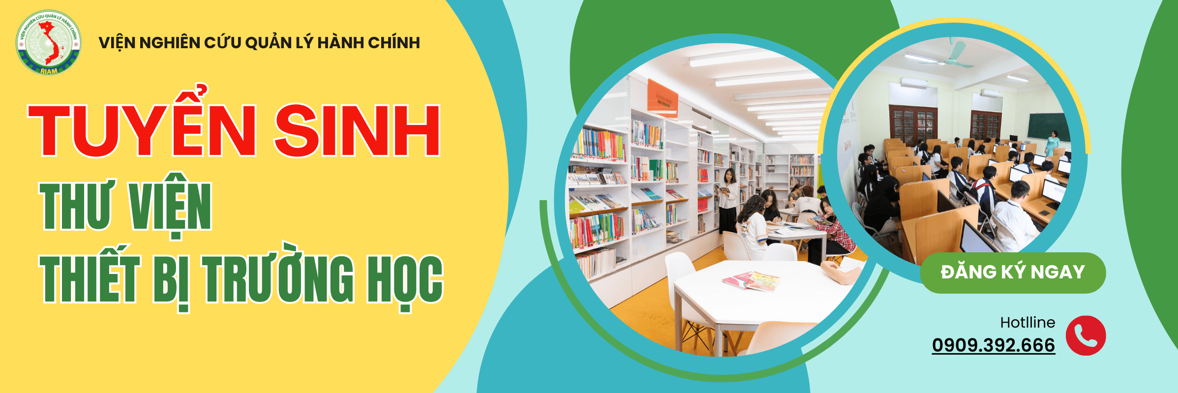 Xét tuyển Thư Viện – Thiết Bị Trường Học – Từ Xa Chính Quy